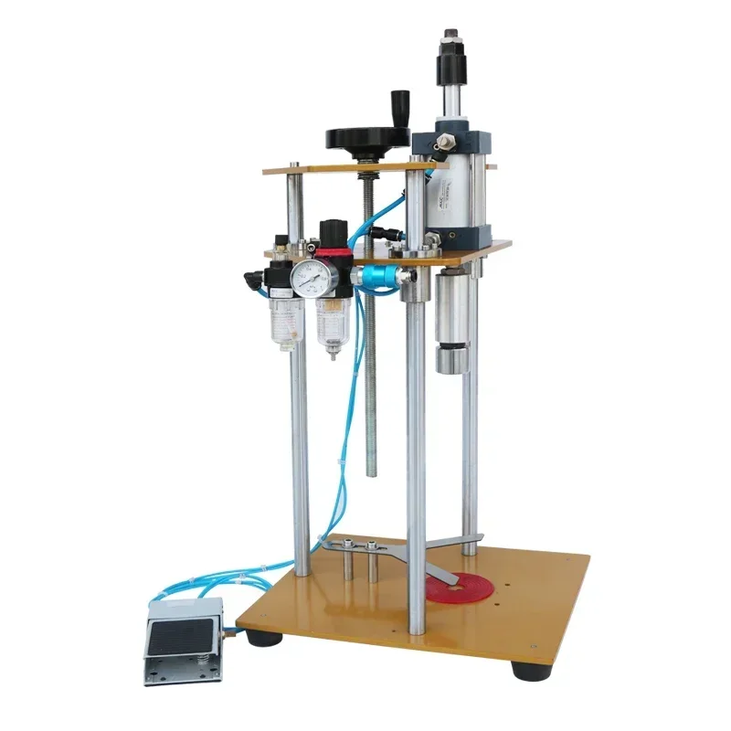 

Yintai pure pneumatic semi-automatic beer bottle capping machine plastic crown cap soy milk glass bottle edible oil bott