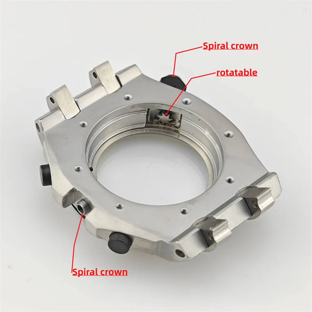 42mm AP Gehäuse Quarzuhrengehäuse VK63 VK64 Chronograph VK61 modifizierte Nutzung Größe 42mm Uhrengehäuse Uhrenzubehör NH35 Teil