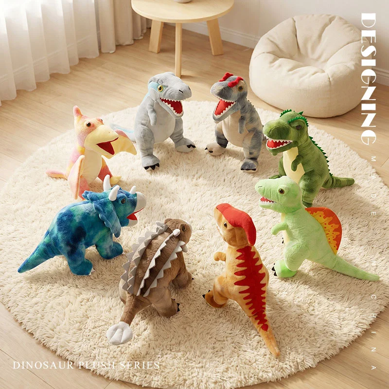 Simulation Dinosaur Plush Toy Dragon Soft Kids Dolls Toys Hobbies Collection Adorably Home Decor Toys Creative Birthday Gifts