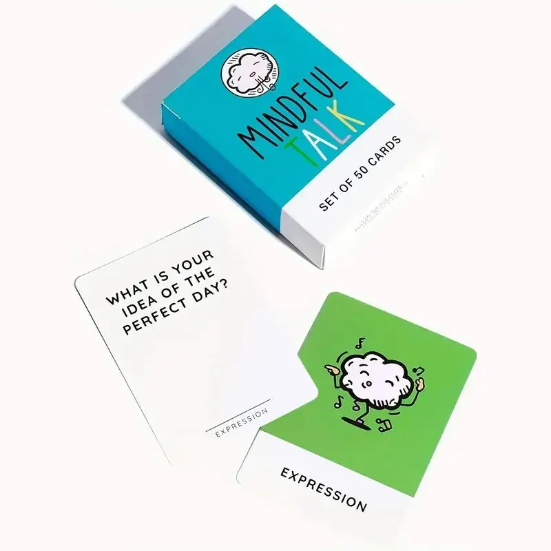 Mindfulness Talk Card Game The School Of Game For Kids Mindful Talk Cards For Children And Parents For Meaningful Conversations