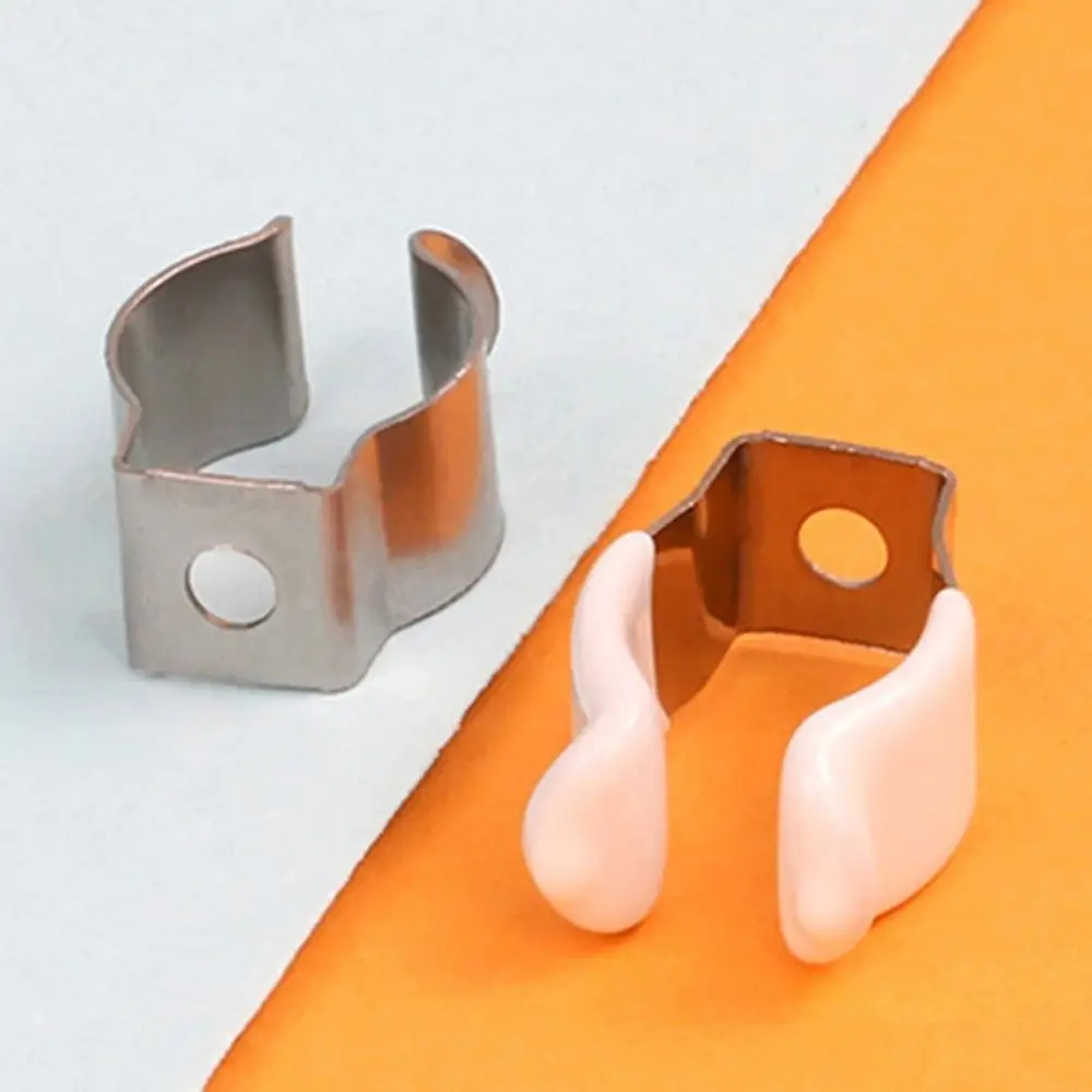 5Pcs Fixing Clips Spring Terry Clip Clamp Holders With Rubber Protection Lamp Tube Clip Base Tool T3/T4/T5/T6/T7/T8/T9/T10