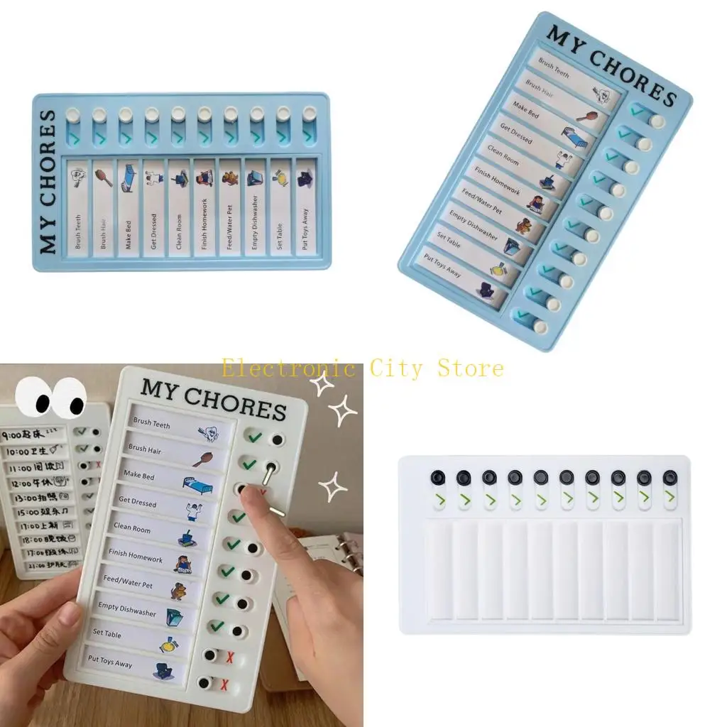 Kids Daily Routine Chart Daily Chore Chart Educational Visual Schedule Board HU8D