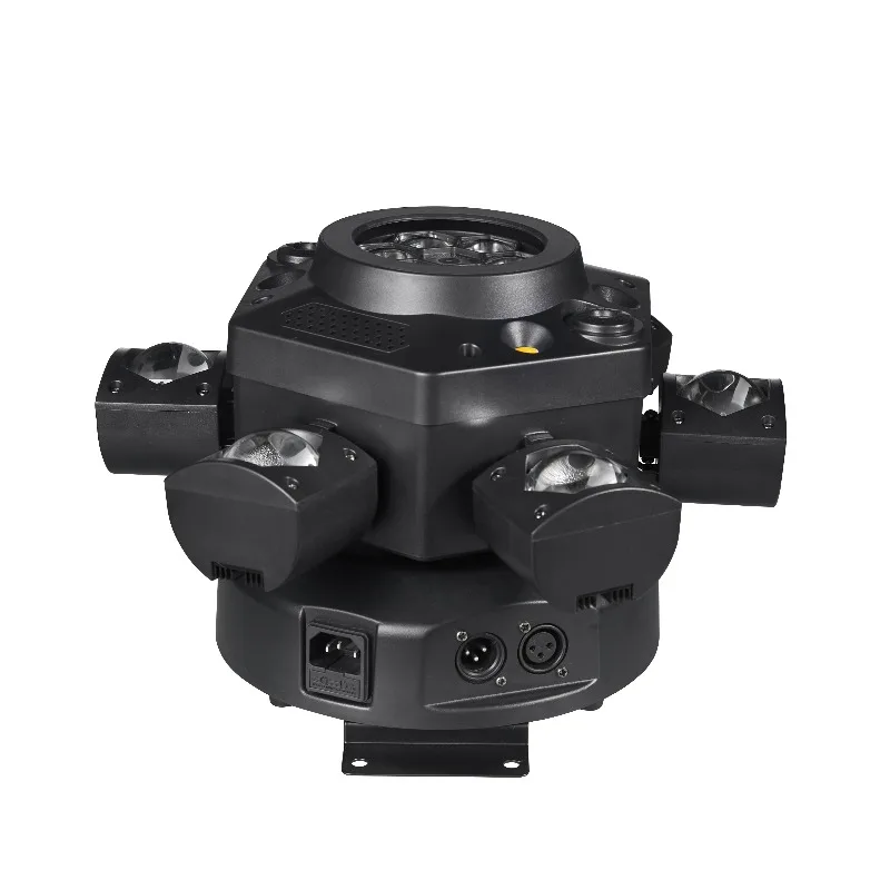 120W RGBW Stage Light Pattern Laser Strobe Integrated Lamp 6PCS CREE LED DMX512 Sound Activated Auto Run Bar Atmosphere Light