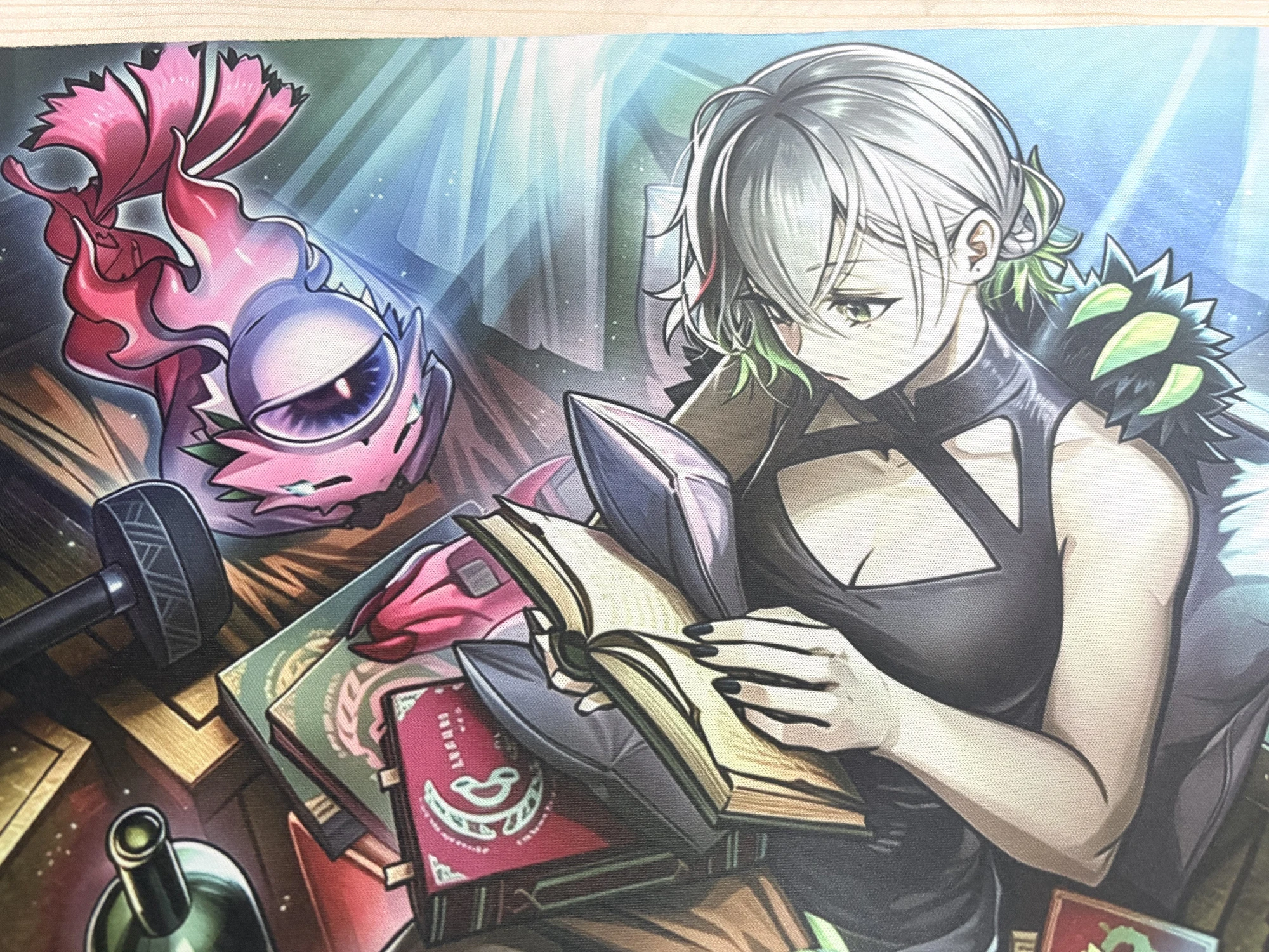 YuGiOh Midnight Reading Diabellstar the Black Witch Playmat DIY TCG CCG Pad Trading Card Game Mat Mousepad Free Bag 600x350x2mm