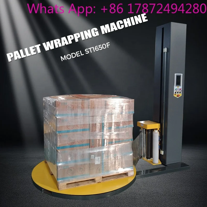 

Turntable Pallet Stretch Film Wrapping Machine – Touch Screen Control (Optional Scale & Ramp)