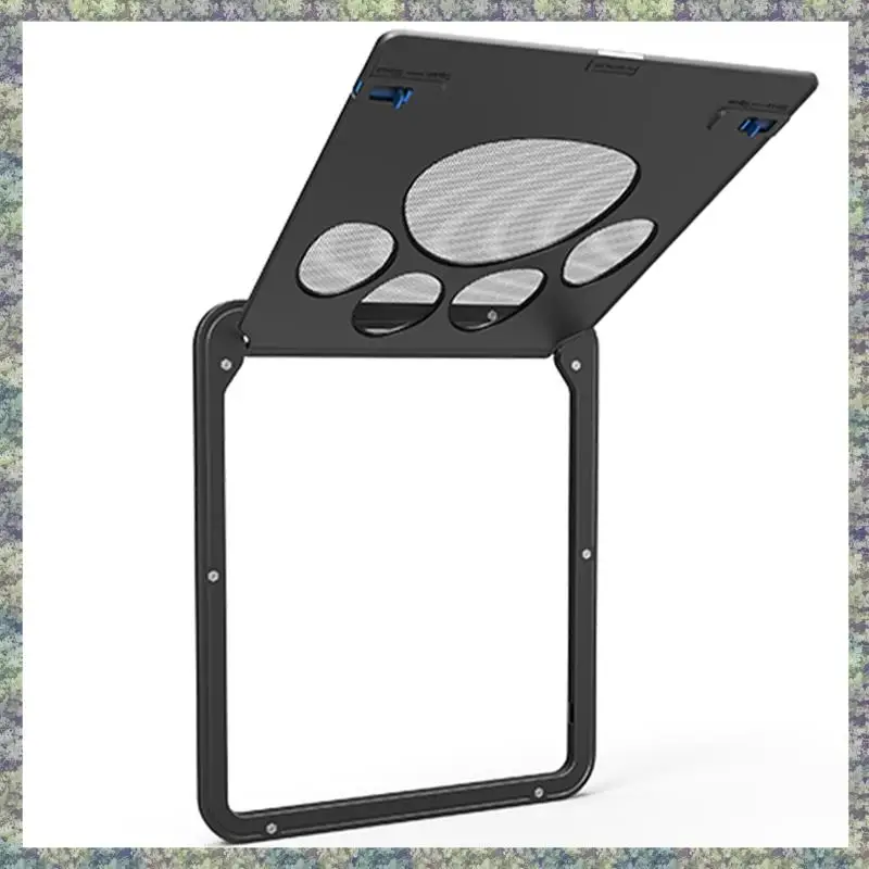 WON Dog Door Flap Gate Opener Controlled Entry Electronic Screen Window Protector Wall Mosquito Net (Small)