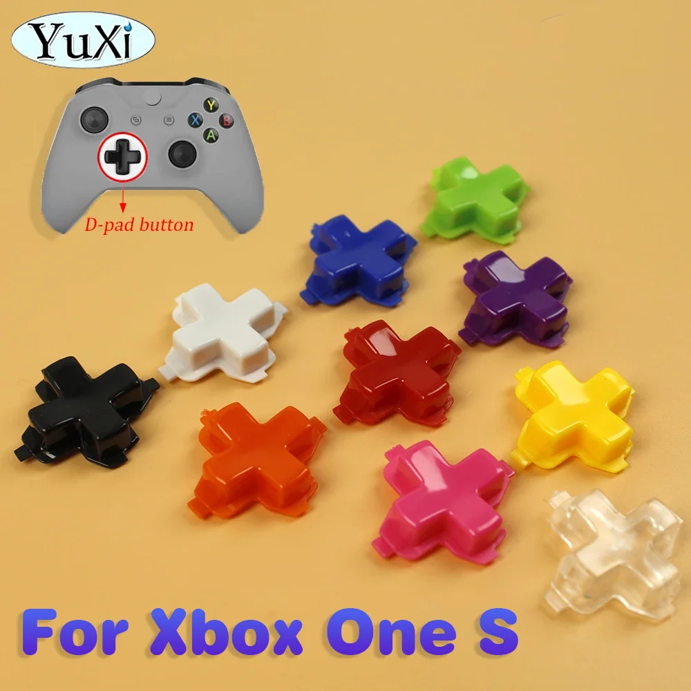 

1 piece D-Pad Button For Xbox One S Slim Direction Button Colorful DIY Cross Key Gamepad Controller Replacement Accessories