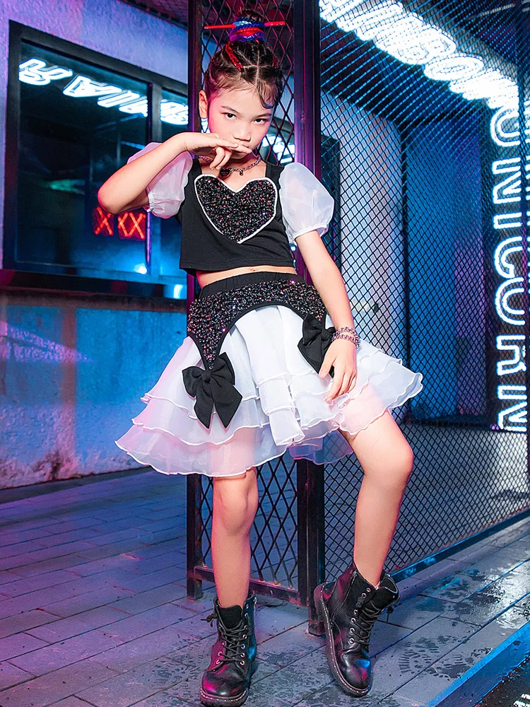 

ZZL K-PoP Clothes Girls' Jazz Dance Costume Suits, Children'S Catwalk Fashion, Children'S Dance Performances, Costumes