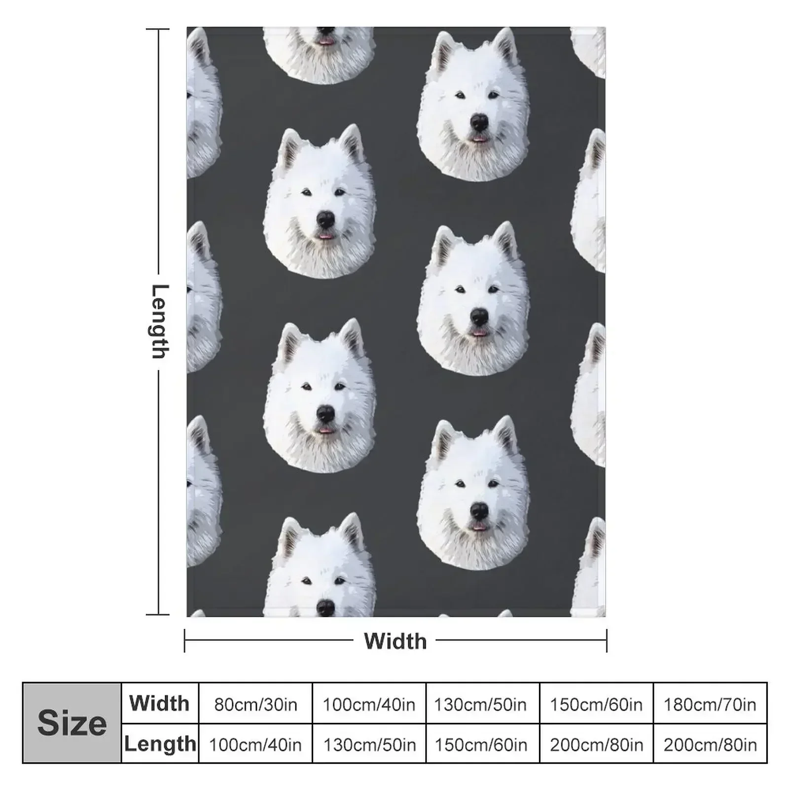 Samoyed- Stunning Dog! Throw Blanket Furrys blankets ands Sofas Hair Beach heavy to sleep Blankets