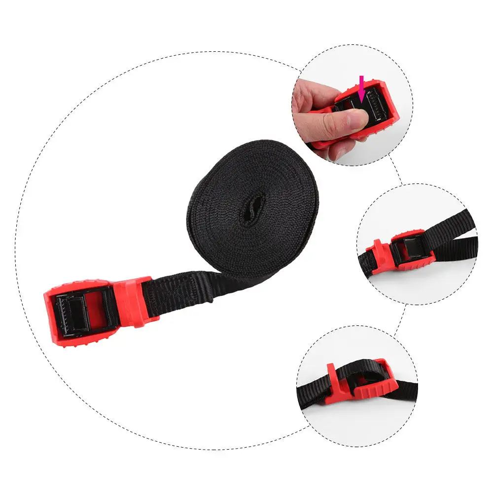 Professional Auto Buckle Lashing Strap Heavy Duty Zinc Alloy Cam Buckle for Transporting Fixing Sorting Goods Luggage Tie Down