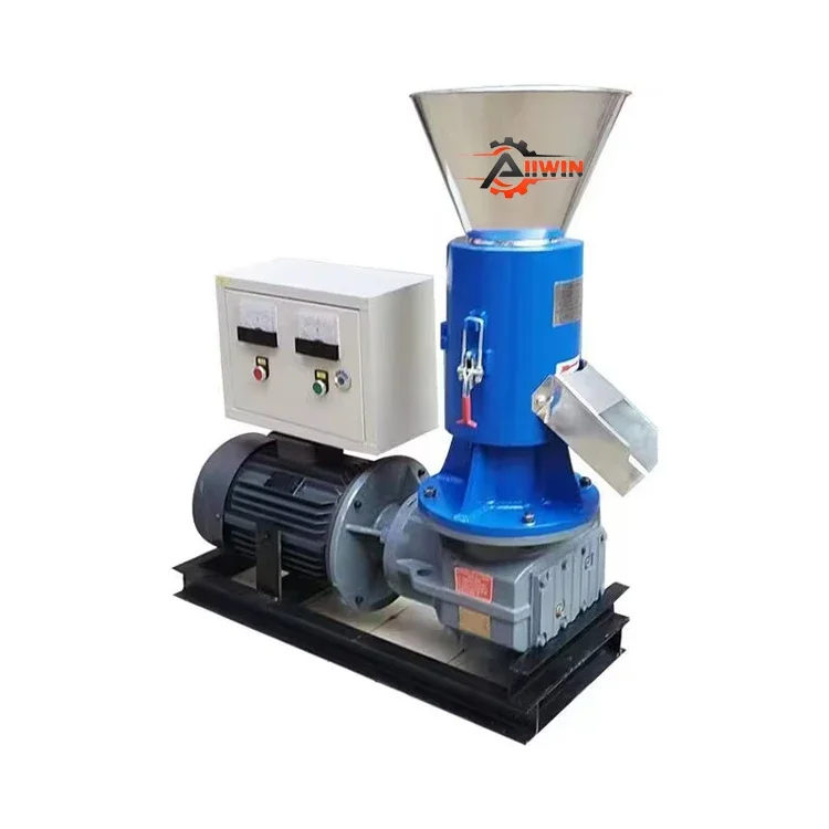 Customized Biomass Wood Chip Straw Pellet Machine Sawdust Press Granular Pellet Mill Machine