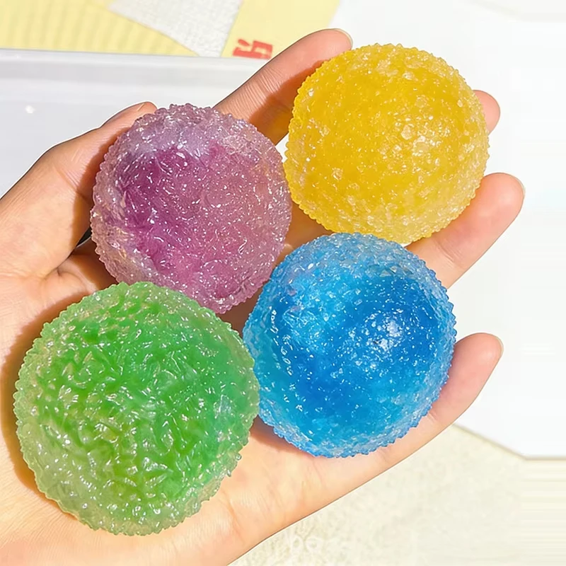 Kids Toys Animal - ลูกบอลบีบสเลอชี่พร้อมเสียงกรอบกรอบ บีบได้ ปั้นได้ บรรเทาความเครียด ของเล่นบีบเล่น ใช้ซ้ำได้