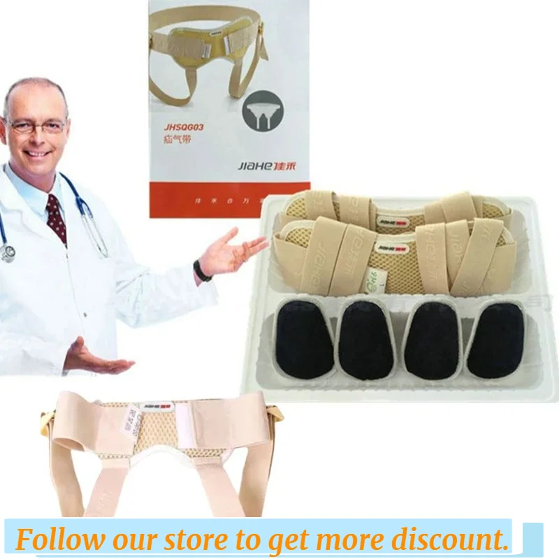 

Hernia Belt for Inguinal Sports Hernia Support Brace 2pcs Pain Relief Recovery Strap with 4 Removable Compression Pads