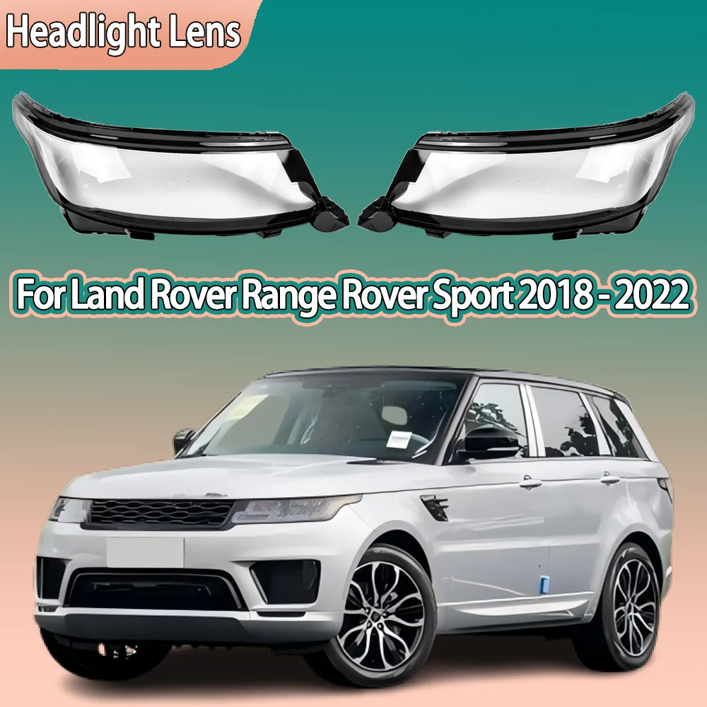 

For Land Rover Range Rover Sport 2018 2019 2020 2021 2022 Headlamp Cover Transparent Lampshade Lamp Shade Headlight Shell