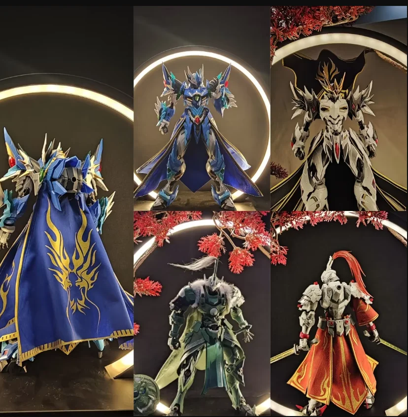 モーター核 1/72 Guochuang メカスタークラシック一般鎧魂将軍アセンブリマントルアクセサリーモデルアクションフィギュア