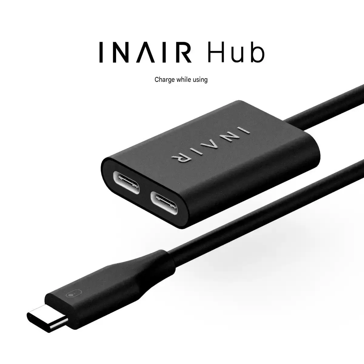 INAIR Hub Smart AR Glasses Dedicated Adapter for Charging and Using While Playing, Essential for Switch, Direct Connection to Ha