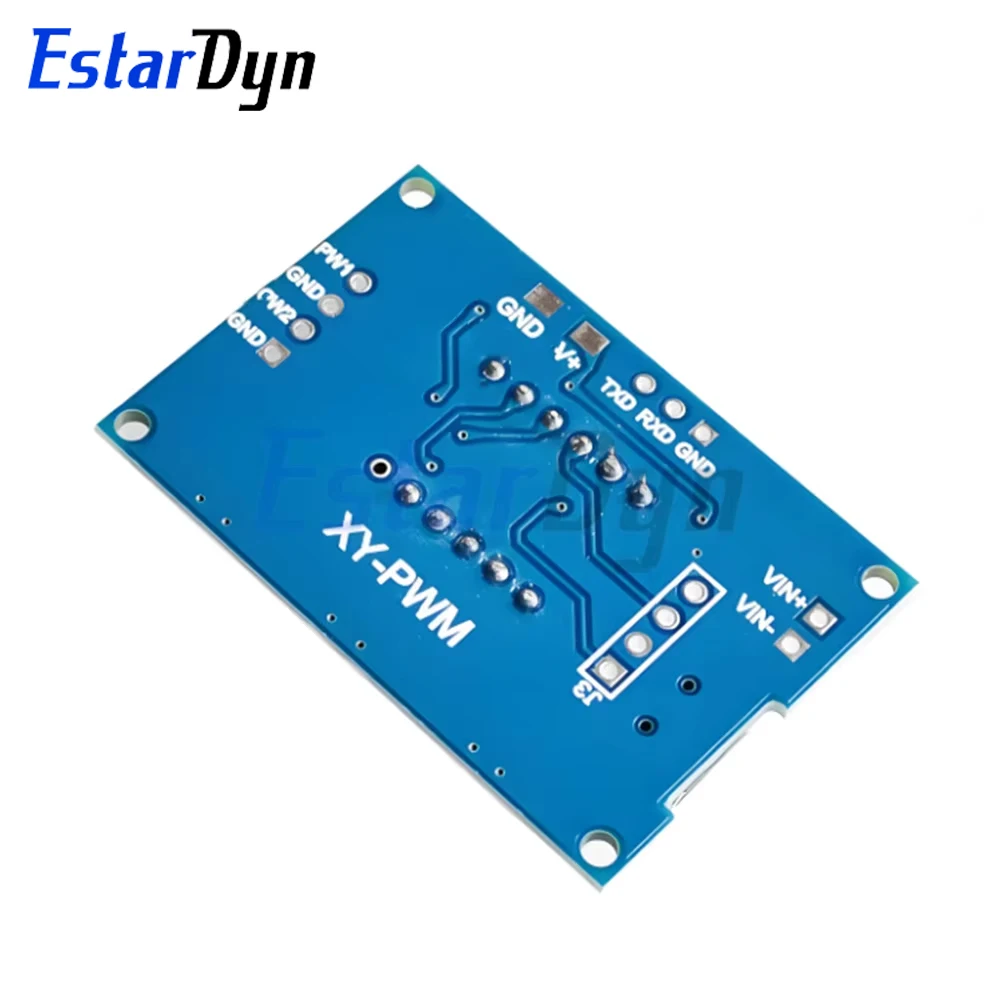 Estardyn 2CH PWM Speed Controller Module DC 5V-24V Adjustable Duty Cycle Frequency with LED Display for Motor Fan LED Dimmer