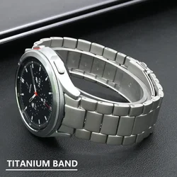 NO Gaps Titanium Band for Samsung Galaxy 7 6 5 4 FE 44mm 40mm Bracelet for Galaxy 6 Classic 47mm 43mm 5 Pro 45mm 4 Classic 46mm