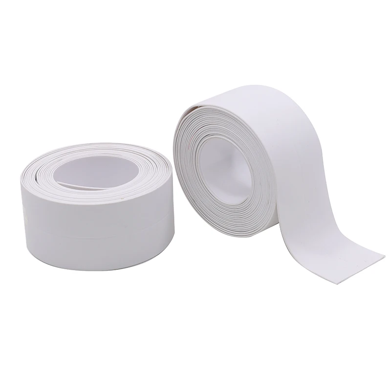 Self กาวเทป Pvc อาบน้ําแถบปิดผนึกเทปอ่างล้างจานเตา Crack Strip เทปห้องครัวห้องน้ําอ่างอาบน้ํามุมเทปปิดผนึก