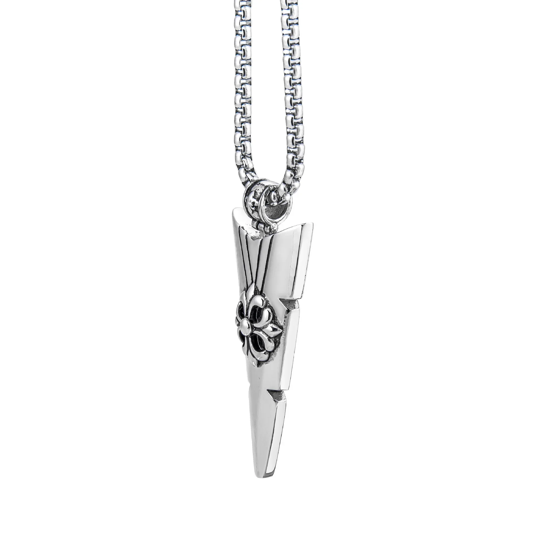 Hip Hop Chains and Pendants Arrow Pendant Vintage Men's and Women's Necklace Fashion Jewelry