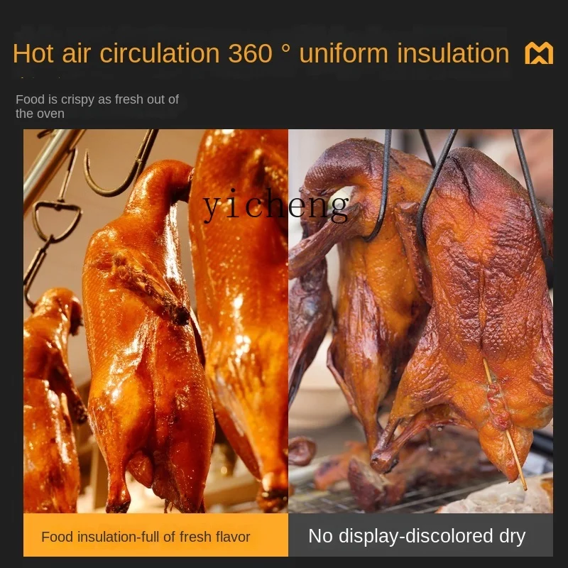 Tqh Roast Duck Roast Meat Insulation Display Cabinet Constant Temperature Incubator Heating Cabinet Desktop Crispy