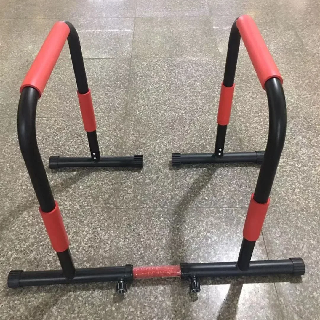 Top quality! In stock Fitness Split Parallel Bars Dip Stand Single Parallels Bars Height Adjustable Pull Up Parallel Bar