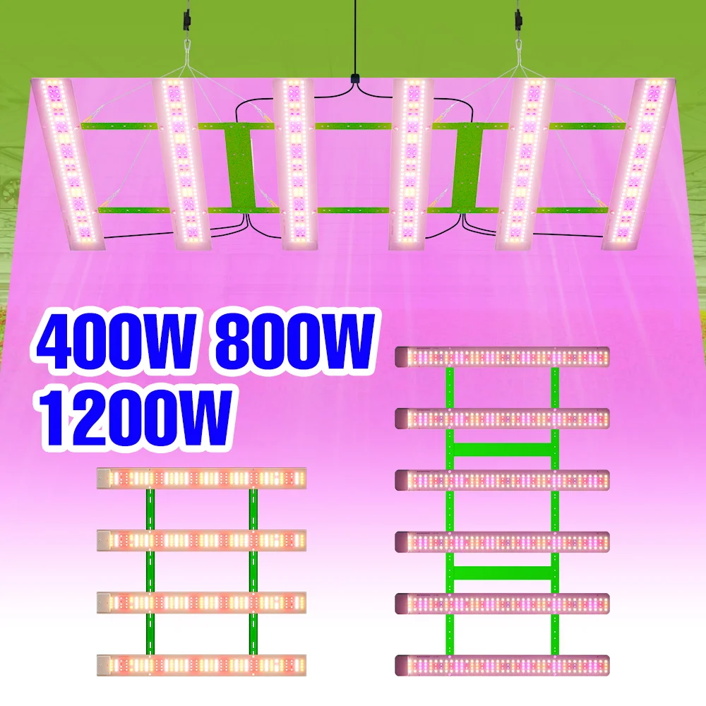 

1200W LED Full Spectrum Plant Grow Lamp 220V Indoor Hydroponic Fill Light Greenhouse Tent Vegs Succulent Seeds Planting Lighting