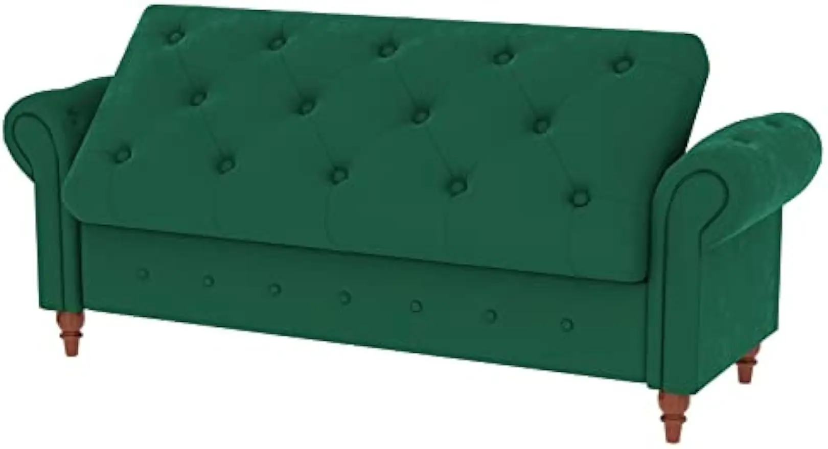 Banco de almacenamiento Rectangular de terciopelo, taburete otomano para sofá, botones, ventana copetuda, con cabeza de clavadora recortada y almohada, 63"