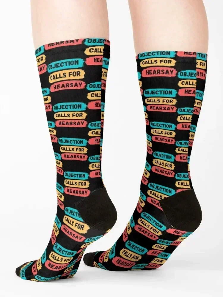 objection calls for hearsay Socks Soccer cotton anime Running Men Socks Women's