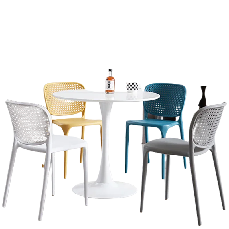 Nordic Dining Chairs Modern Kitchen Plastic Luxury Beautiful Dining Chairs Comfortable European Chaise Design Home Furniture