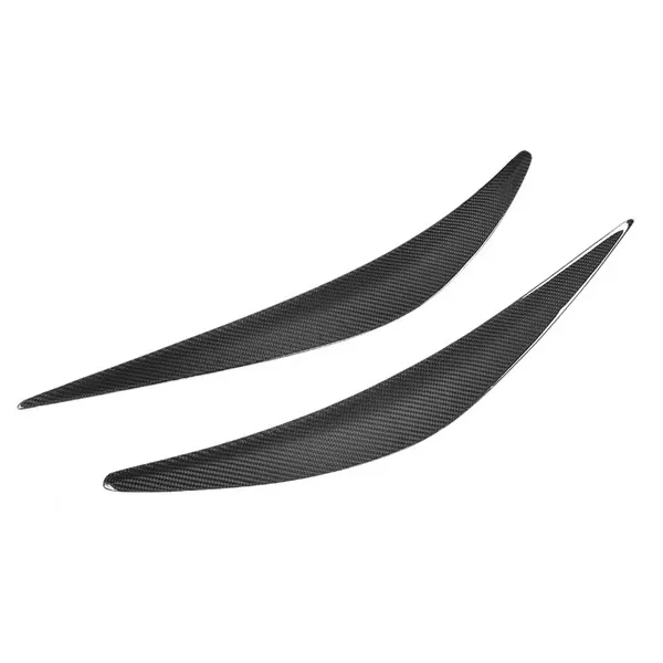 

Fit for INFINITI Q50 2014+ Real Carbon Fiber Eyelid Headlight Trim Gloss Black Carbon Fiber and Honeycomb