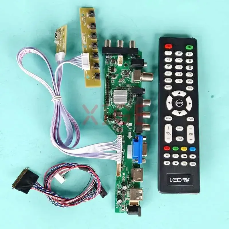 

Controller Driver Board For LTN140AT27-L01 LTN140AT28-T01 LVDS 40 Pin 1366x768 DVB-T/C Laptop Screen 14" USB/DHMI/VGA/AV DIY Kit