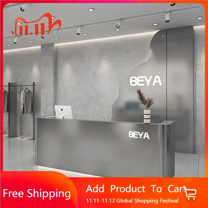 

Restaurant Service Reception Salon Coffee Distillation Counter Cash Register Customer Luxury Bureau Chambre Postmodern Furniture