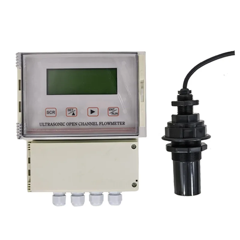 Ultrasonic Open Channel Flowmeter, River Irrigation Channel Bashel Groove Rectangular Groove Weir Groove Open Channel Flowmeter