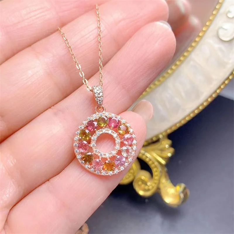 

Morganite 925 Sterling Silver Pendants Necklace Square Shape Pink Birthday Gift Christmas Fine with Certificate