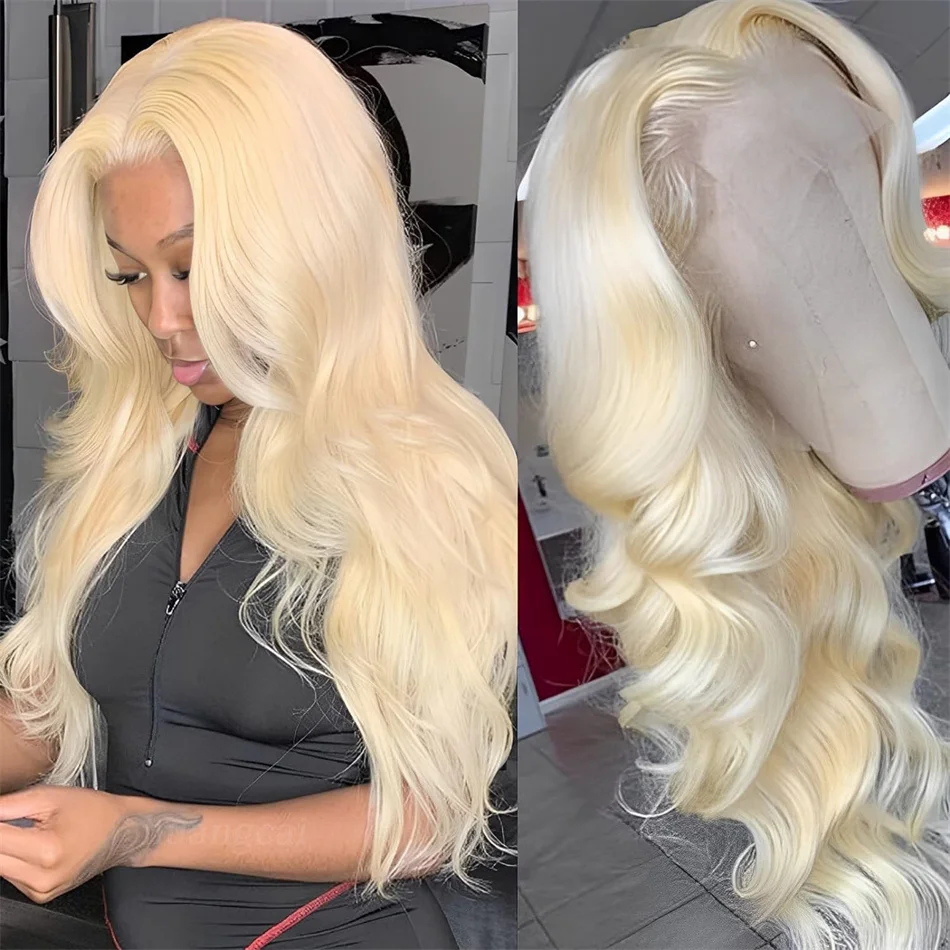 

613 Honey Blonde 13x4 HD Lace Front Wigs Human Hair 30 32 34Inch Body Wave Lace Frontal Colored Human Hair Wigs 180% Density