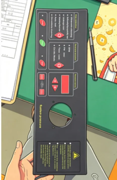 601A602A machine panel