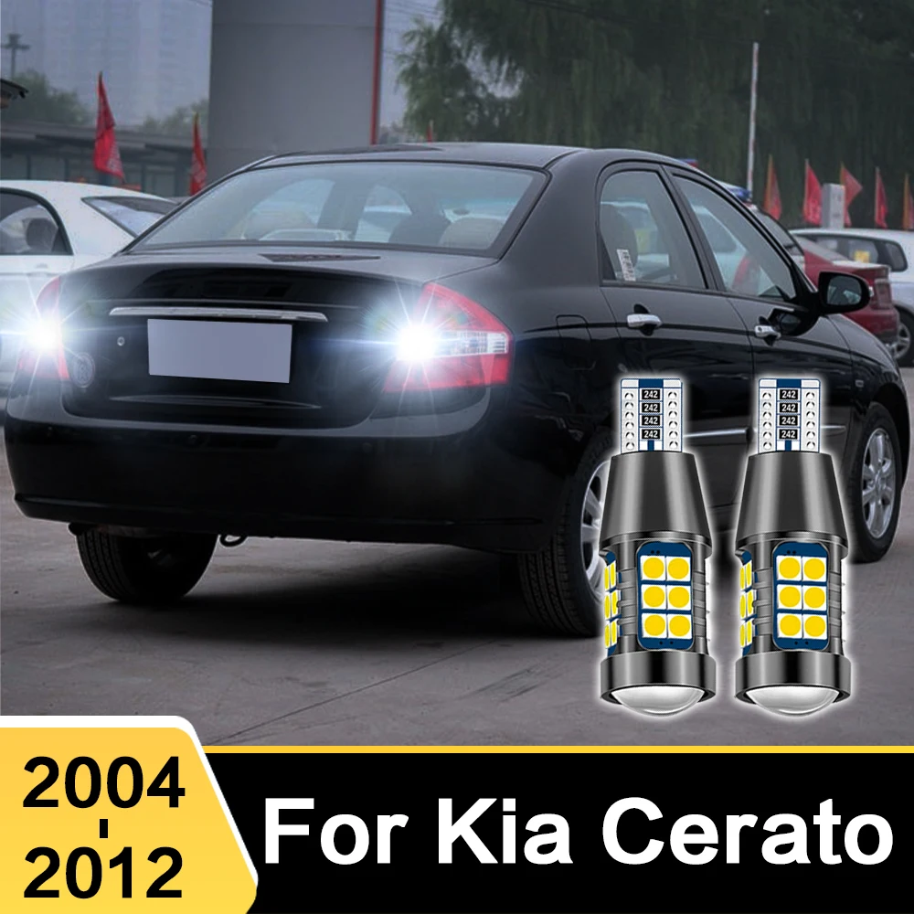 

For KIA Cerato 2004 2005 2006 2007 2008 2009 2010 2011 2012 LED Car Reverse Light T15 W16W Bulbs Backup Back Up Lamp Accessories