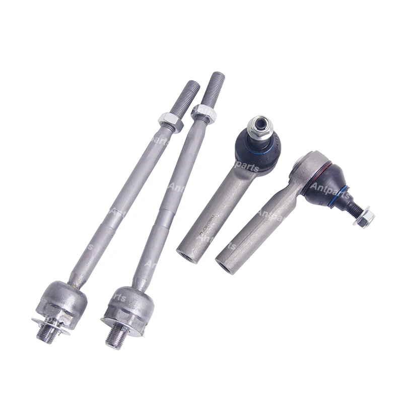 4PCS Front Suspension Steering System Outer Inner Tie Rod End For Audi R8 Lamborghini Gallardo 2007-2015 420422821A 420419811A