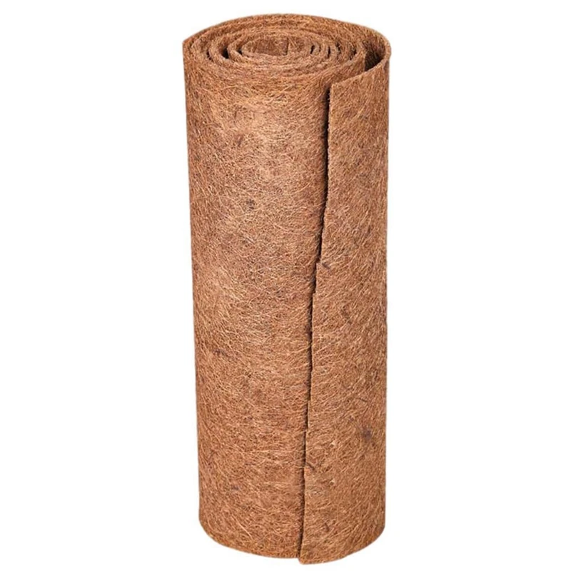 2X Liner Bulk Roll 0.5Mx1m Flowerpot Mat Coconut Palm Carpet For Wall Hanging Baskets Garden Supplies