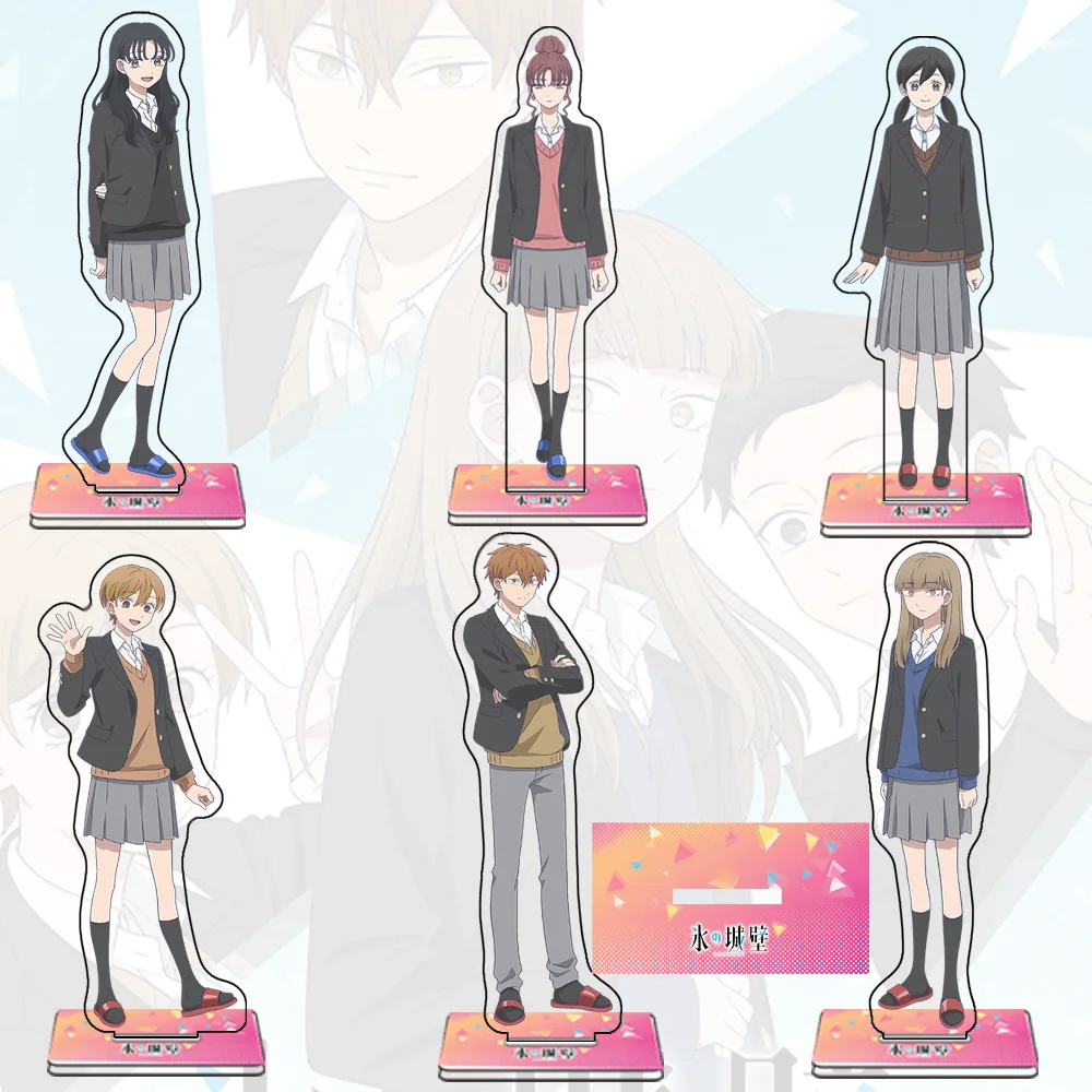 Anime The Ramparts of Ice 15CM Amamiya Minato Hikawa Koyuki Acrylic Stand keychain Figure Cute Desktop Ornament Anime Collection