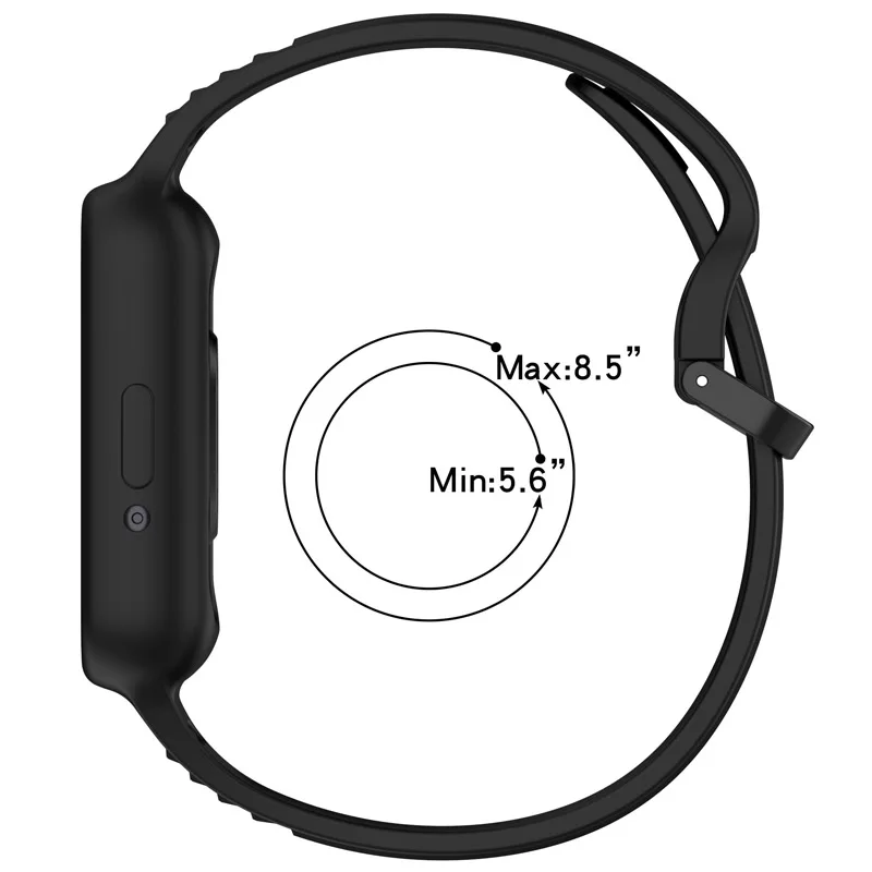 Silicone Watchband For Huawei Band 9 8 7 6pro Sport Replacement Bracelet for honor band 7 6 Correa Strap For Samsung fit3 Correa