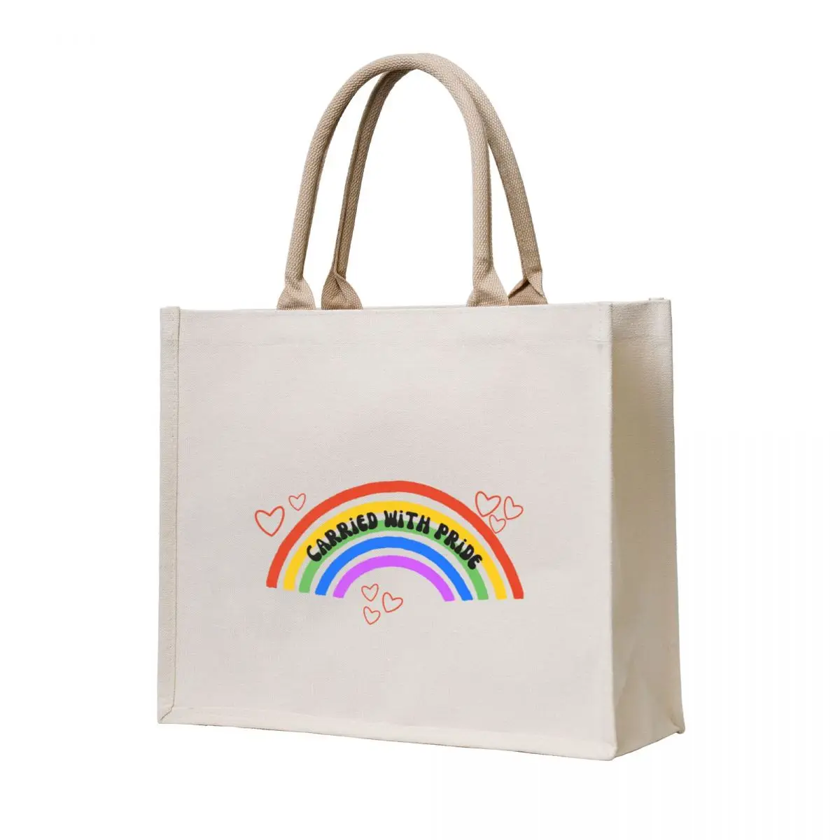 

Carried with pride Tote Bag Gift bag tote bag Canvas shoulder