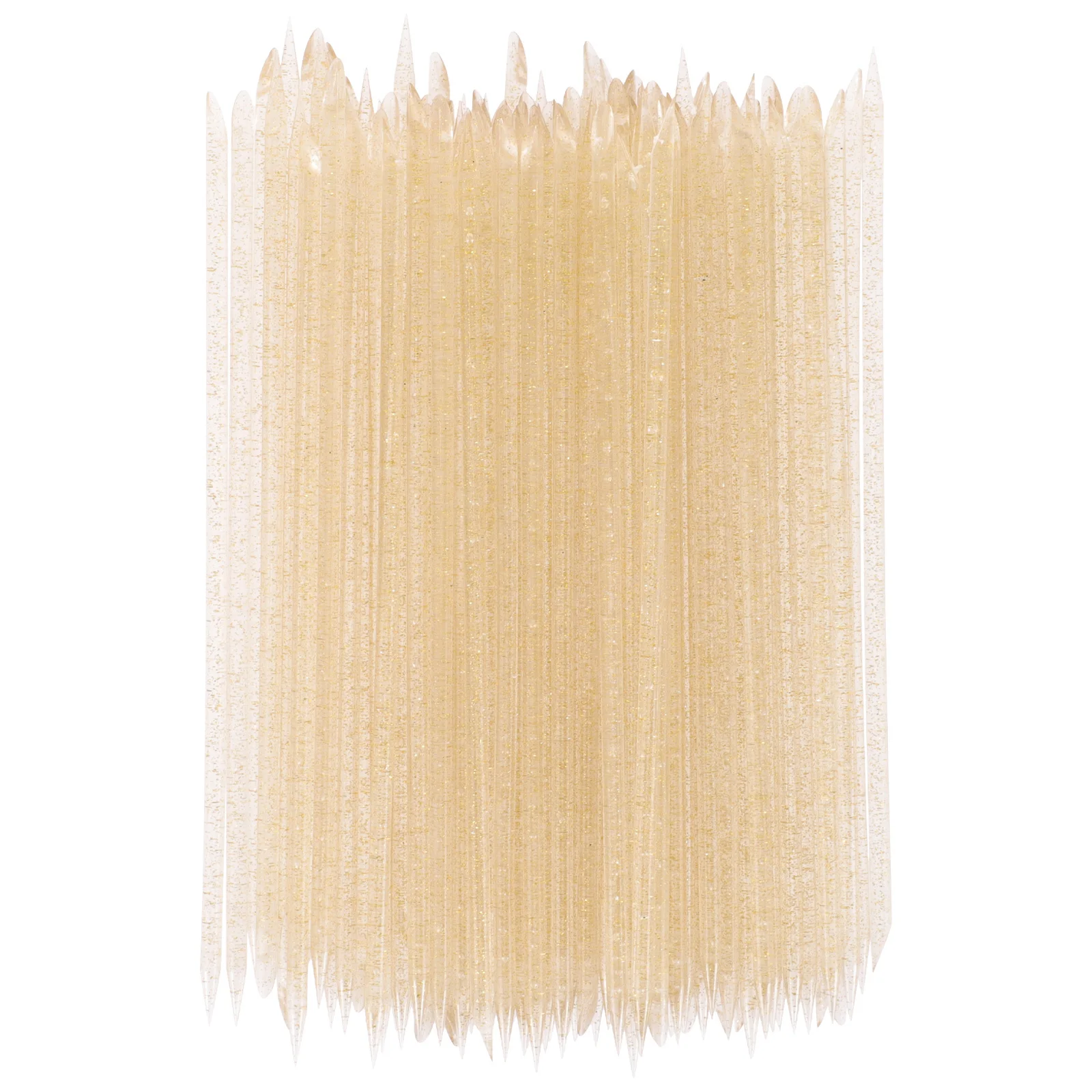 

100pcs Plastic Cuticle Pusher Dual Sided Ergonomic Non-Slip Handle For Cuticle Removal Manicure Pedicure Tool Nail Art Cleaner