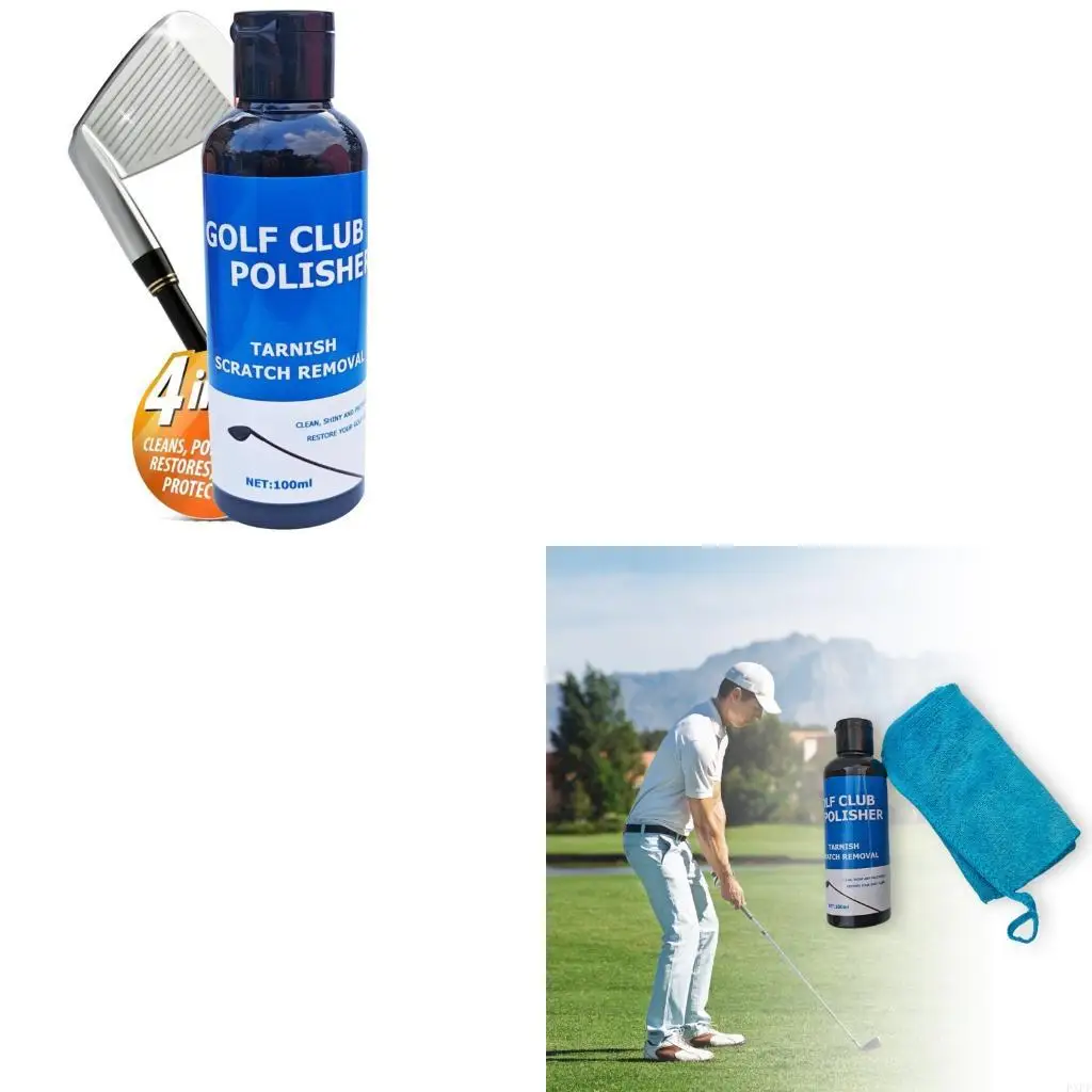 Pxpf Golf Club Head Cleaner Polonteur 100 Golf Club Scratch Remover Cleaning Solution Professional Restoor Golf Accessoires