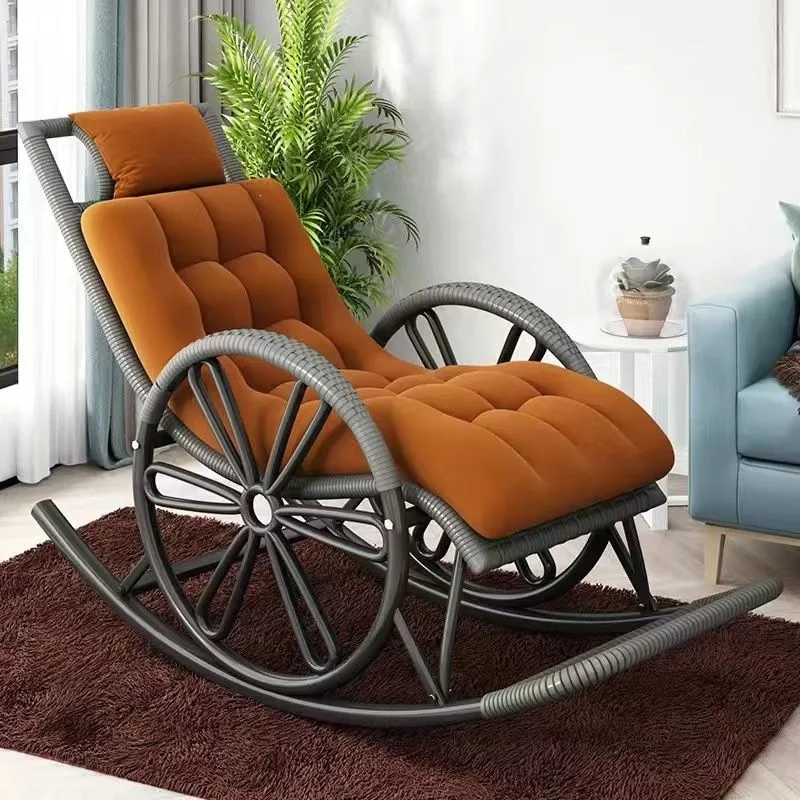Living room balcony lazy chair, adult nap recliner, elderly leisure
