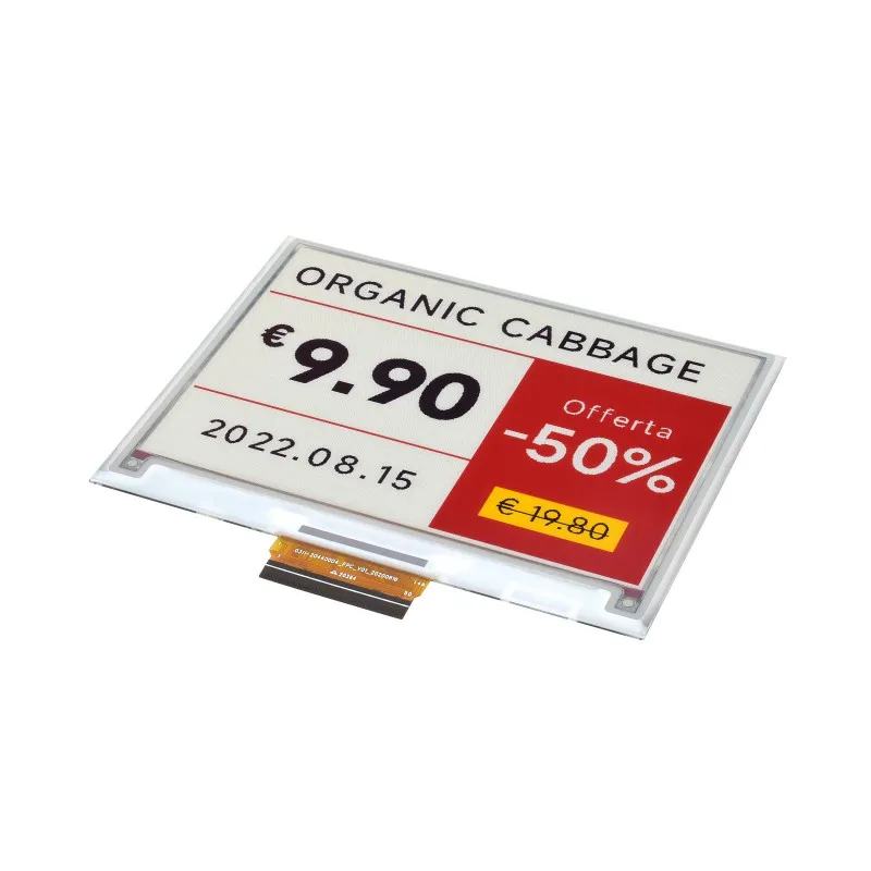 437-インチ-e-paper-g-ローディスプレイ、512-×-368、赤-黄-黒-白