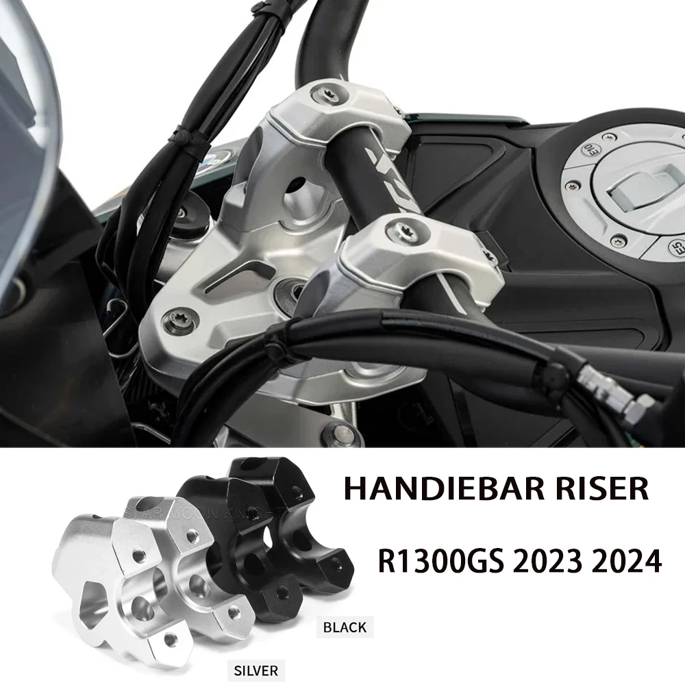 

R1300GS 2023 2024 Motorcycle Handlebar Riser For BMW R 1300GS New Handlebar Riser Clamp Increased 38mm Rear Moved 27mm