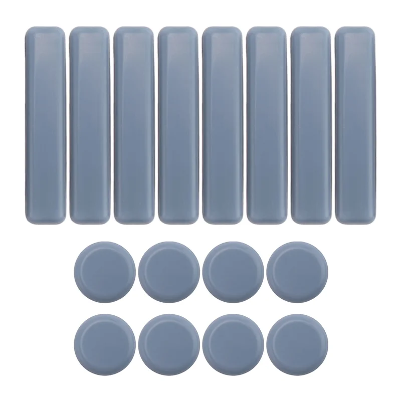 ABGR-16 pces móveis desliza sliders de ptfe auto-adesivo móveis desliza conjunto quadrado redondo para móveis fáceis mover