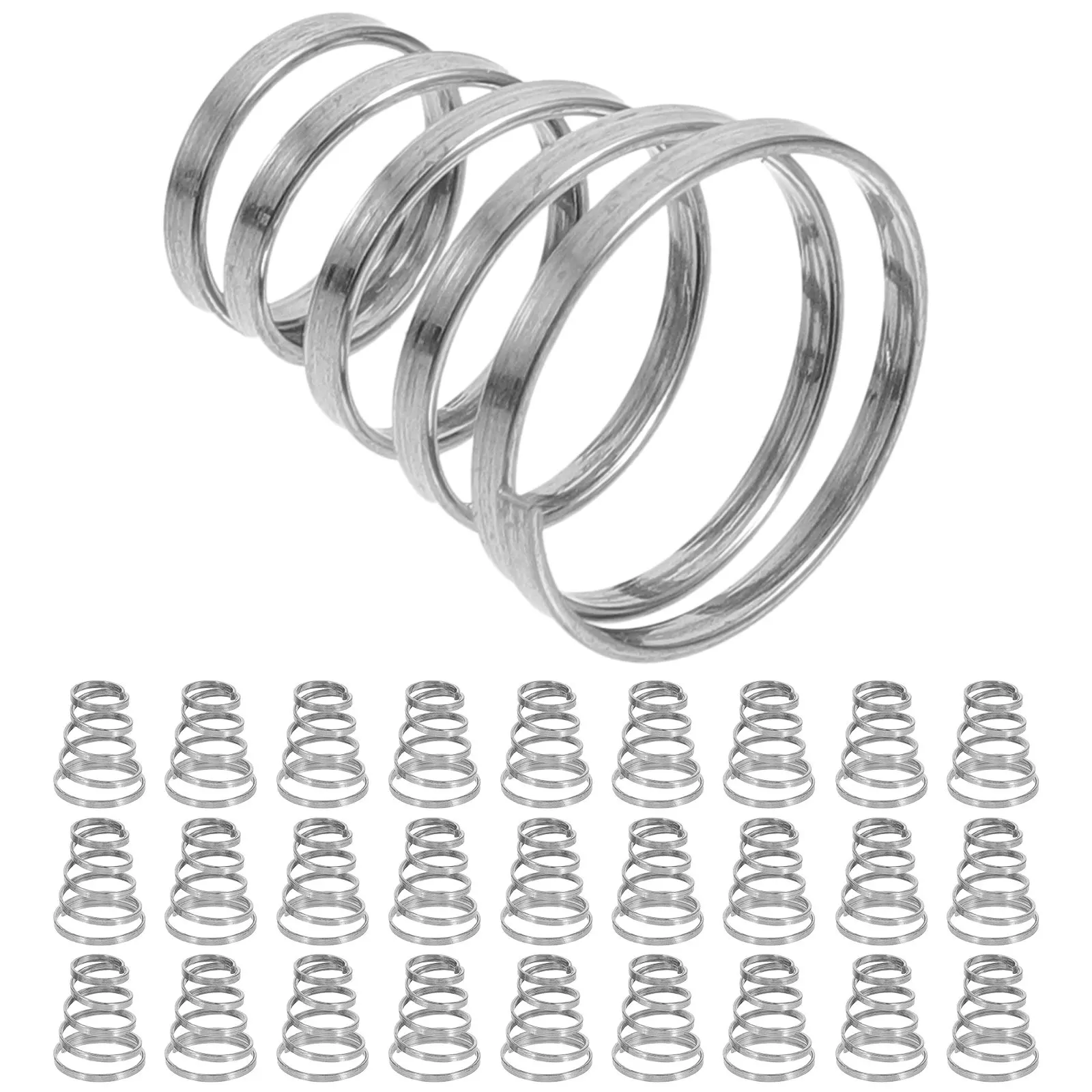 30Pcs Quick Release Rod Spring Bike Wheel Skewer Spring Stainless Steel Universal Replacement for Road Mountain Bike Trainer